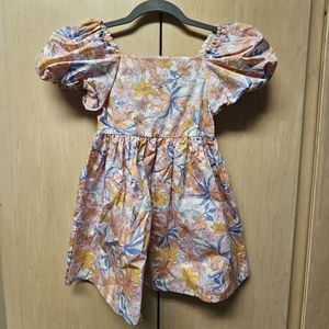 Gingersnap Floral dress with smocked back